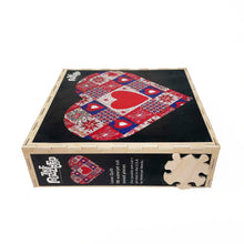 Load image into Gallery viewer, Love Quilt: Wood Puzzle Edition