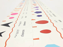 Load image into Gallery viewer, Advanced Level Memory Puzzles: Alphabet Shapes in English and Spanish