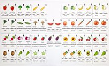 Load image into Gallery viewer, Memory Puzzles: Fruits & Veggies in English and Spanish