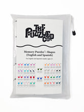 Load image into Gallery viewer, Memory Puzzles: Shapes in English and Spanish