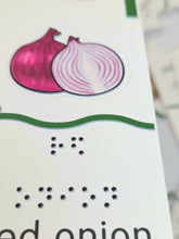 Load image into Gallery viewer, Memory Puzzles: Fruits & Veggies (Tactile Graphics & Braille) designed with The American Printing House for the Blind (BUY at APH.org)