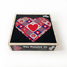Load image into Gallery viewer, Love Quilt: Wood Puzzle Edition