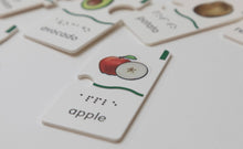 Load image into Gallery viewer, Memory Puzzles: Fruits & Veggies (Tactile Graphics & Braille) designed with The American Printing House for the Blind (BUY at APH.org)