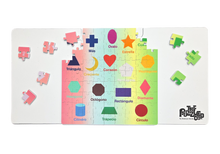 Load image into Gallery viewer, Spanish Rainbow Shapes - Magnetic