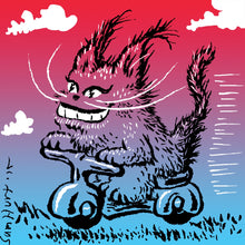 Load image into Gallery viewer, Puzzle Coasters Set: Monochrome Kitty