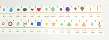 Load image into Gallery viewer, Advanced Level Memory Puzzles: Alphabet Shapes in English and Spanish
