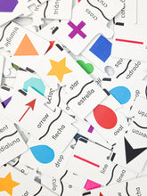 Load image into Gallery viewer, Memory Puzzles: Shapes in English and Spanish
