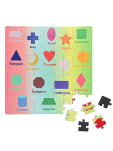 Spanish Rainbow Shapes - Magnetic