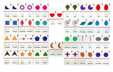 Load image into Gallery viewer, Memory Puzzles: Shapes in English (Tactile Graphics &amp; Braille) designed with The American Printing House for the Blind
