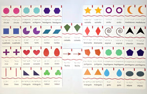 Memory Puzzles: Shapes in Spanish (Tactile Graphics & Braille) designed with The American Printing House for the Blind (BUY at APH.org)