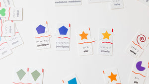 Memory Puzzles: Shapes in Spanish (Tactile Graphics & Braille) designed with The American Printing House for the Blind