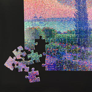 The Pink Cloud: Wood Puzzle Edition