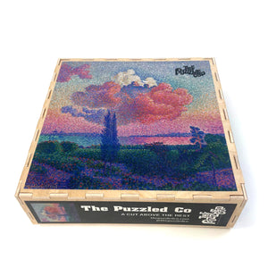 The Pink Cloud: Wood Puzzle Edition