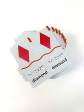 Load image into Gallery viewer, Memory Puzzles: Shapes in English (Tactile Graphics &amp; Braille) designed with The American Printing House for the Blind
