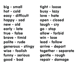 Memory Puzzles: Antonyms in English and Spanish