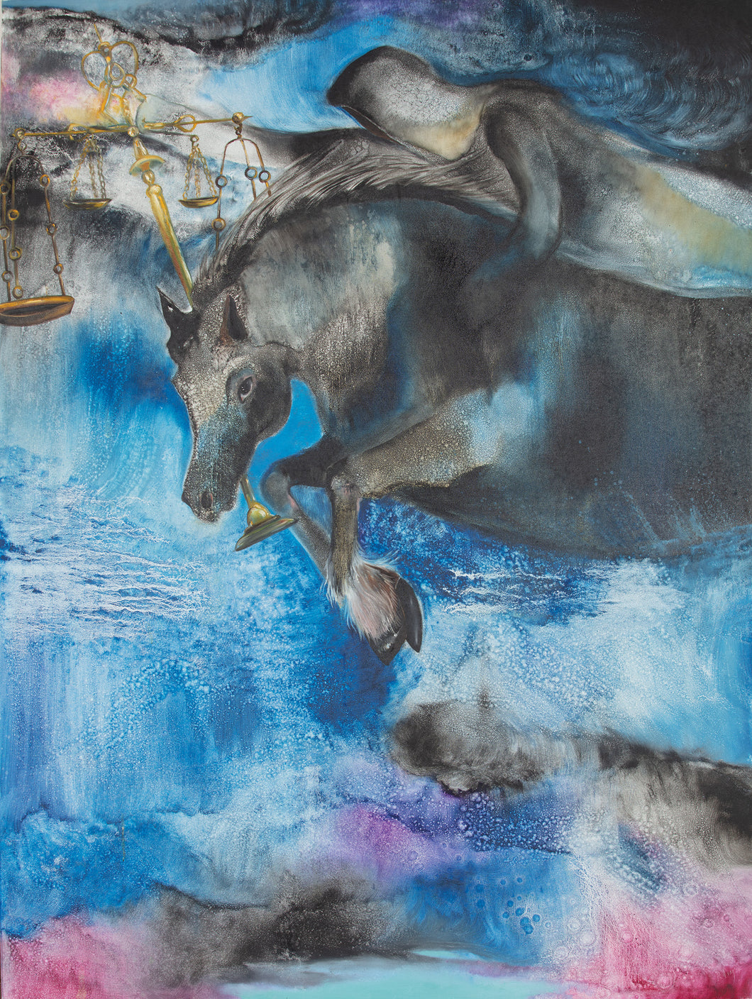 The Horses of Revelation - Blue Horseman