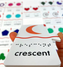 Load image into Gallery viewer, Memory Puzzles: Shapes in English (Tactile Graphics &amp; Braille) designed with The American Printing House for the Blind
