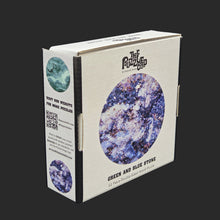 Load image into Gallery viewer, Green and Blue Stone: Double-sided Wood Puzzle Edition
