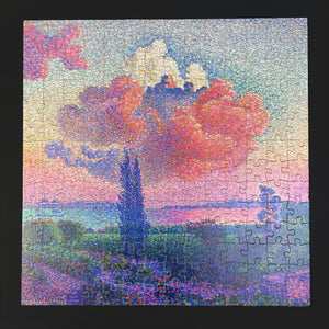The Pink Cloud: Wood Puzzle Edition