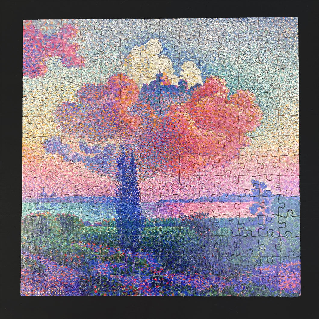 The Pink Cloud: Wood Puzzle Edition