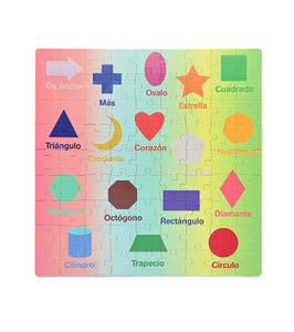 Spanish Rainbow Shapes - Magnetic