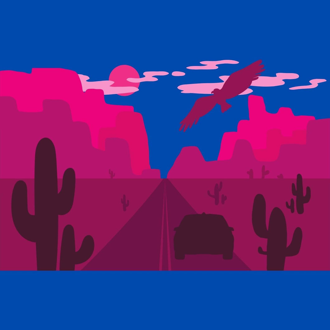 Pink Desert - Mini Puzzle